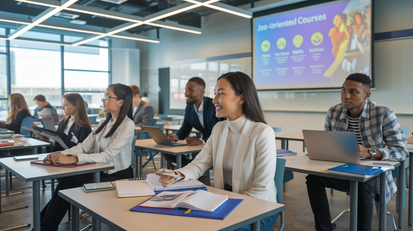 What are job-oriented courses?