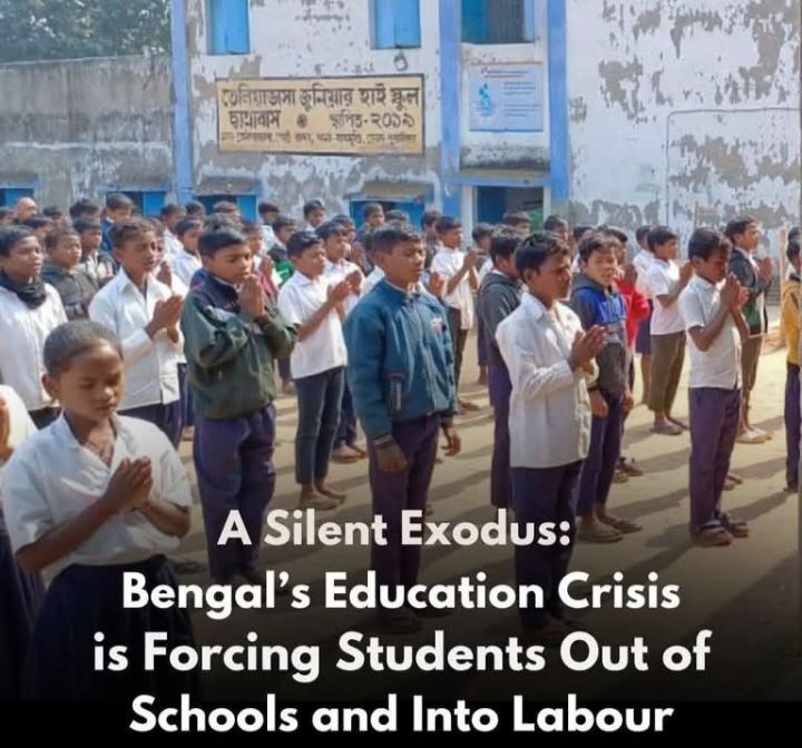 School dropout in west bengal