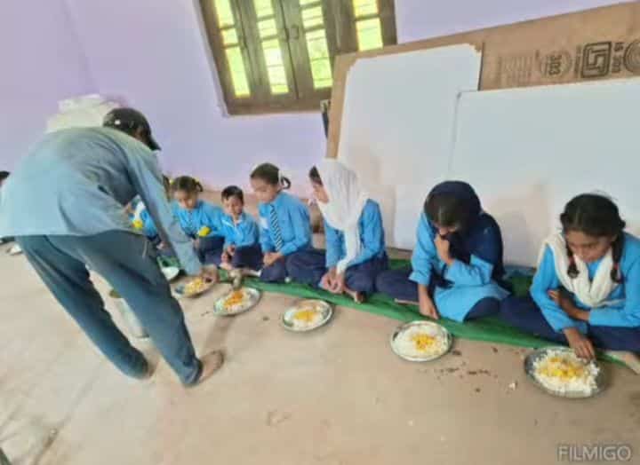 Mid day meal in west bengal