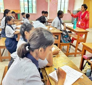 Classroom participation of students in India
