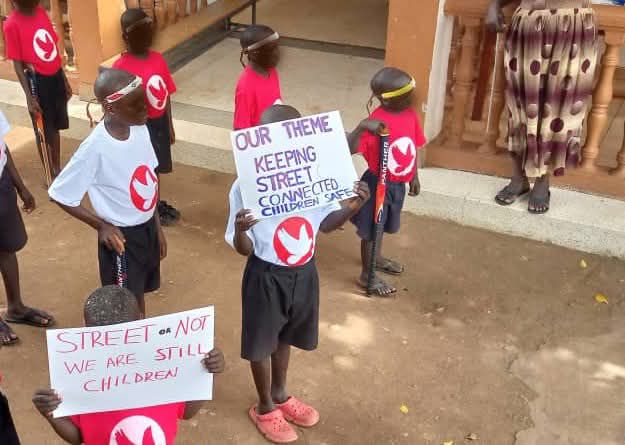 Street children trafficking awareness