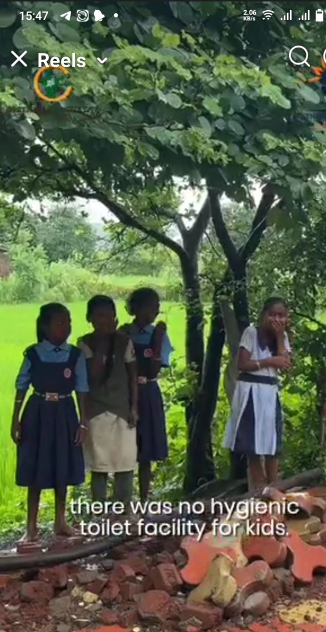 Toilet facilities in girls' schools in India