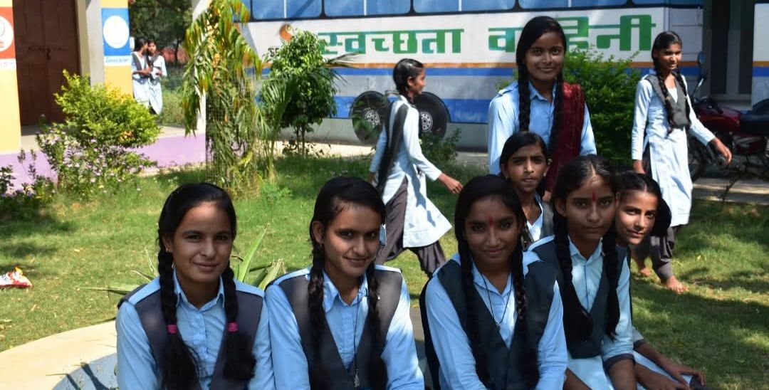 Toilet facilities in girls' schools in India