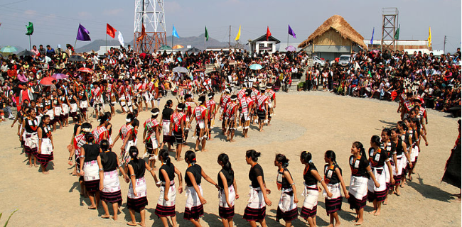 Angami tribe culture in India