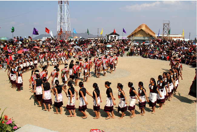 Angami tribe culture in India