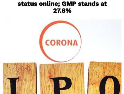 Corona Remedies IPO Allotment Date