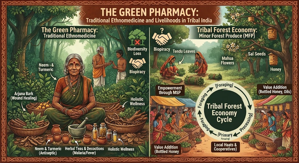 How Indian tribes depend on the forest